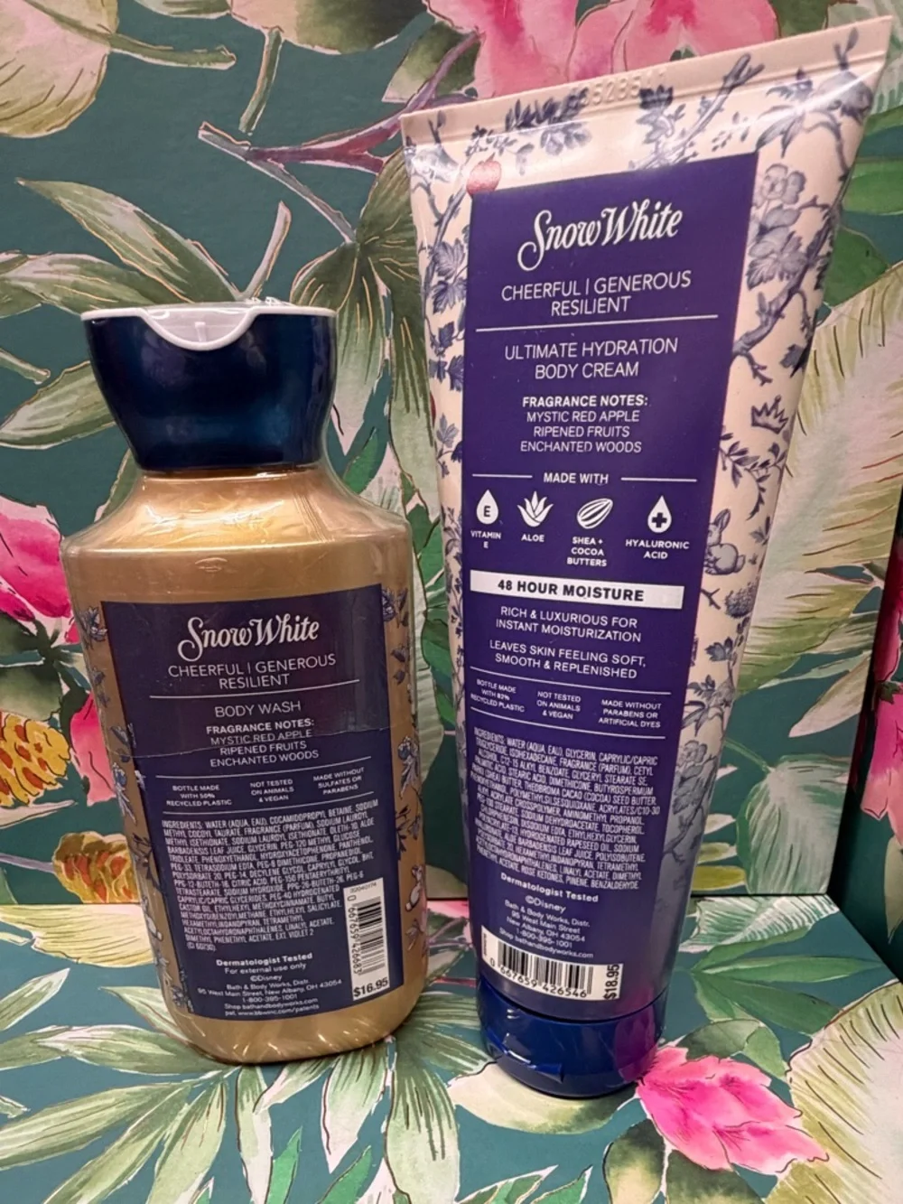 Bath & Body Works Disney Snow White Body Wash & Cream MSRP $36 - Picture 5 of 8